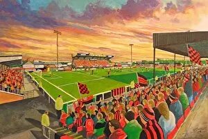 Stadia of Ireland Collection: Seaview Stadium Fine Art - Crusaders Football Club