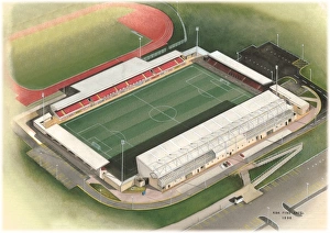 Town Gallery: Sixfields Stadium Art - Northampton Town