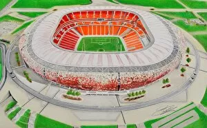 Images Dated 28th January 2014: Soccer City Stadia Art -