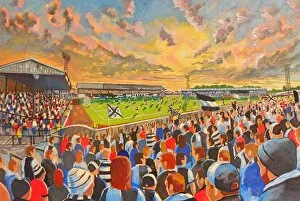 Stadia of Scotland Gallery: Somerset Park Stadium Fine Art - Ayr United Football Club