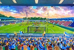 Latest Stadia Art! Collection: Spotland Stadium - Rochdale FC