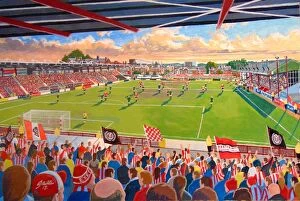 Football League Gallery: St James Park Stadium Fine Art - Exeter City Football Club