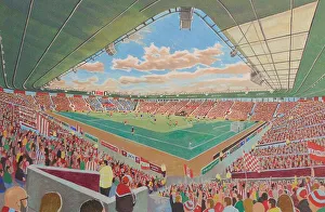 Club Prints: St Mary's Stadium Fine Art - Southampton FC