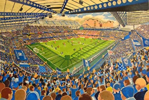 Images Dated 22nd August 2023: Stamford Bridge Stadium - Chelsea FC