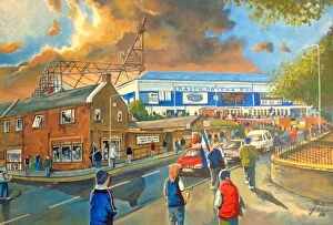 Fine Art Collection: Starks Park Stadium Fine Art - Raith Rovers Football Club