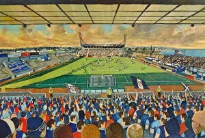 Stadia of Scotland Collection: Starks Park Stadium Fine Art - Raith Rovers Football Club