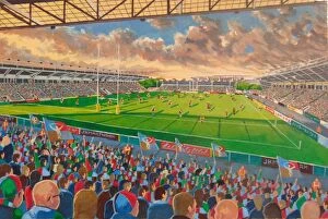 Images Dated 6th March 2018: The Stoop Stadium Fine Art - Harlequins Rugby Union Club