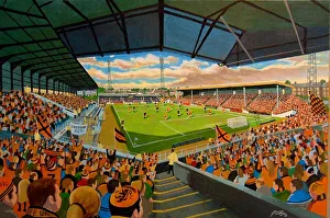 Images Dated 22nd August 2023: Tannadice Stadium Yesteryear - Dundee United FC