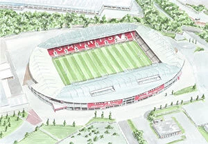 David Baldwin Art Collection: Totally Wicked Stadium - St Helens Rugby League