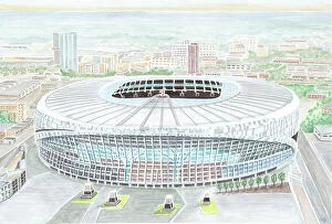 David Baldwin Art Collection: Tottenham Hotspur Stadium - Tottenham Hotspur FC