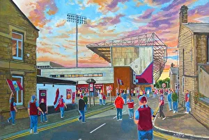 Images Dated 22nd August 2023: Turf Moor Stadium Going to the Match - Burnley FC