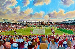 Images Dated 22nd August 2023: Tynecastle Park Stadium Yesteryear - Hearts FC