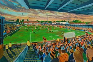 Stadia Collection: Underhill Stadium Fine Art - Barnet Football Club