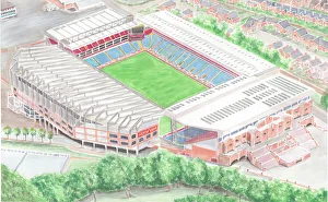 Villa Park Aerial View Villa Park is a football stadium in Aston