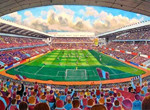 villa park stadium fine art aston villa