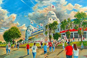 wembley old stadium art