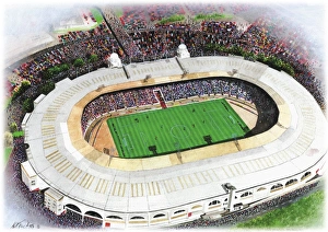 National Stadia Gallery: Wembley Stadium Art - England