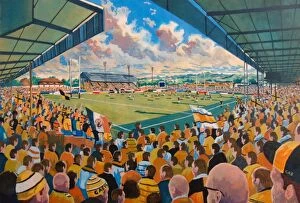 Rugby Stadia Gallery: Wheldon Road Stadium Fine Art - Castleford Tigers Rugby League